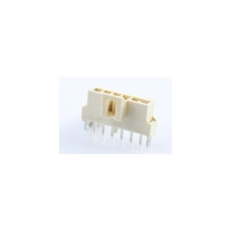 Molex NANOFIT HDR VT SGL FRK 6CKT TIN NAT 105311-2106